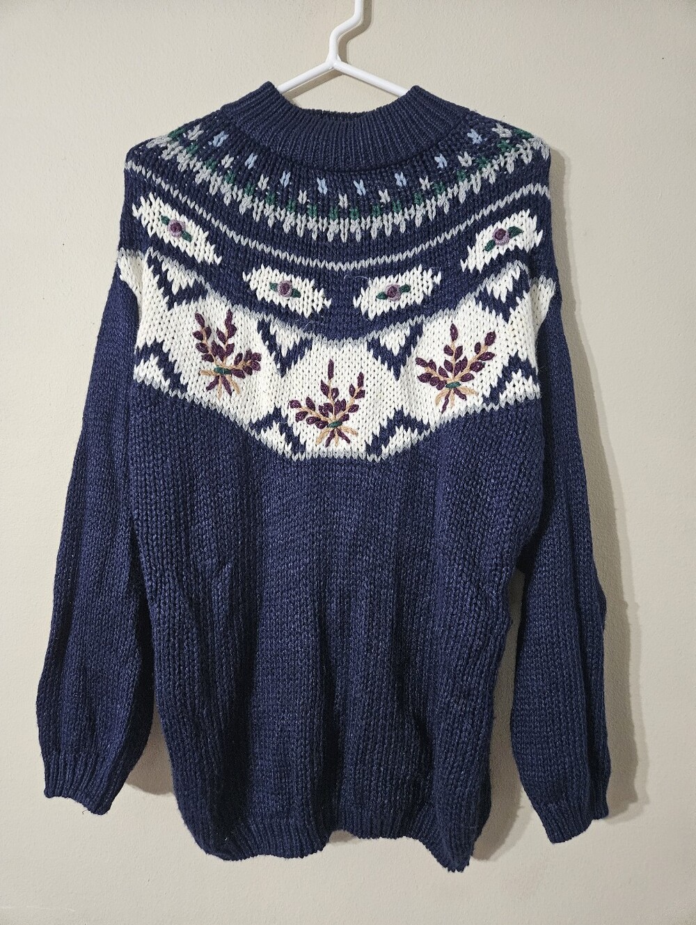 VTG 80s Carolina Colours II Sweater Size 20